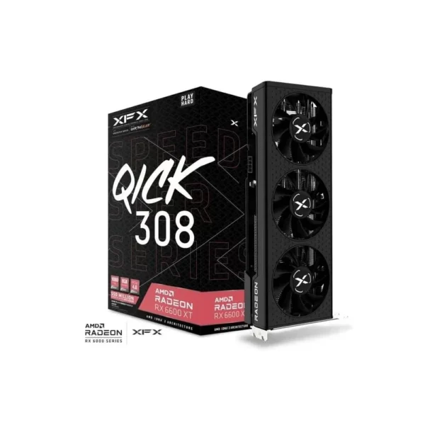 OUTLET PLACA DE VIDEO RX 6600 XT 8GB XFX SPEEDTEST QICK 308 PCIE 4.0 (USADA)