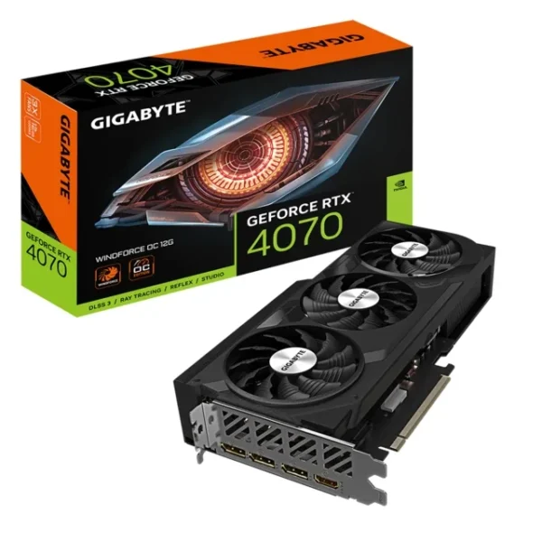 VGA GIGABYTE GEFORCE RTX 4070 WINDFORCE 3X OC 12G