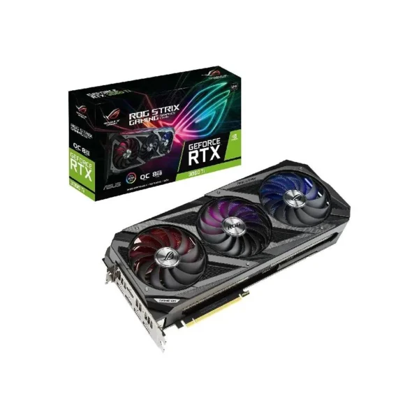 OUTLET PLACA DE VIDEO NVIDIA RTX 3060 TI 8GB ASUS ROG STRIX GDDR6 (USADA)