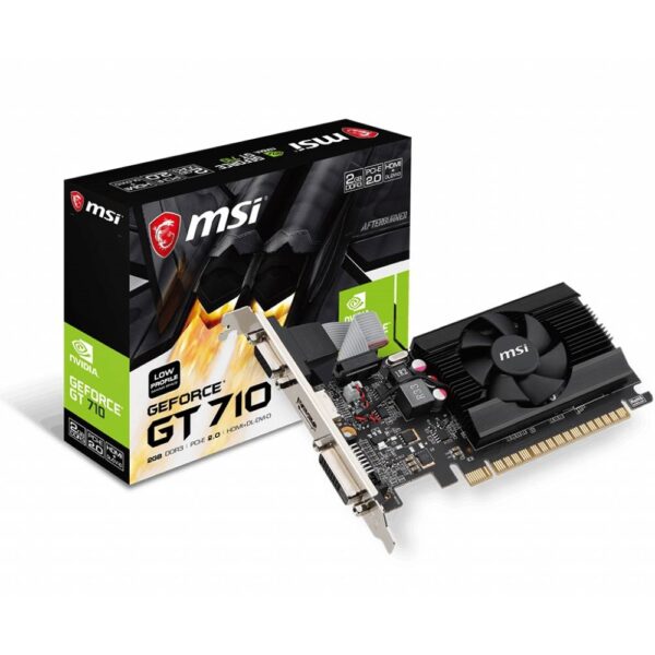 PLACA DE VIDEO NVIDIA GEFORCE MSI GT 710 2GB LP DDR3