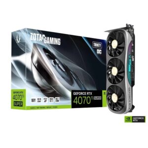 PLACA DE VIDEO ZOTAC RTX 4070TI SUPER 16GB TRINITY BLACK ED