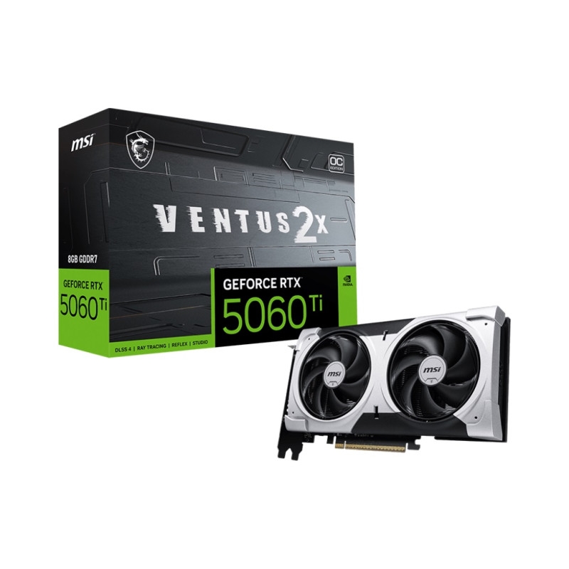 VGA MSI GEFORCE RTX 5060 TI VENTUS 2X OC PLUS 8G