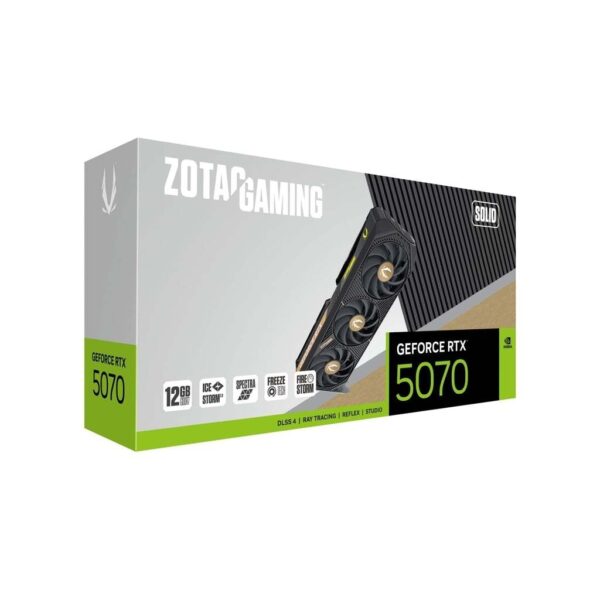 PLACA DE VIDEO ZOTAC RTX 5070 SOLID OC 12GB GDDR7