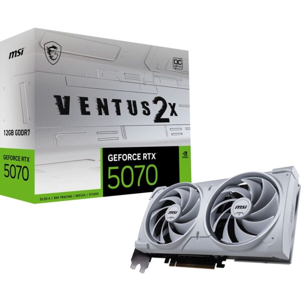 VGA MSI GeForce RTX 5070 VENTUS 2X OC 12G WHITE