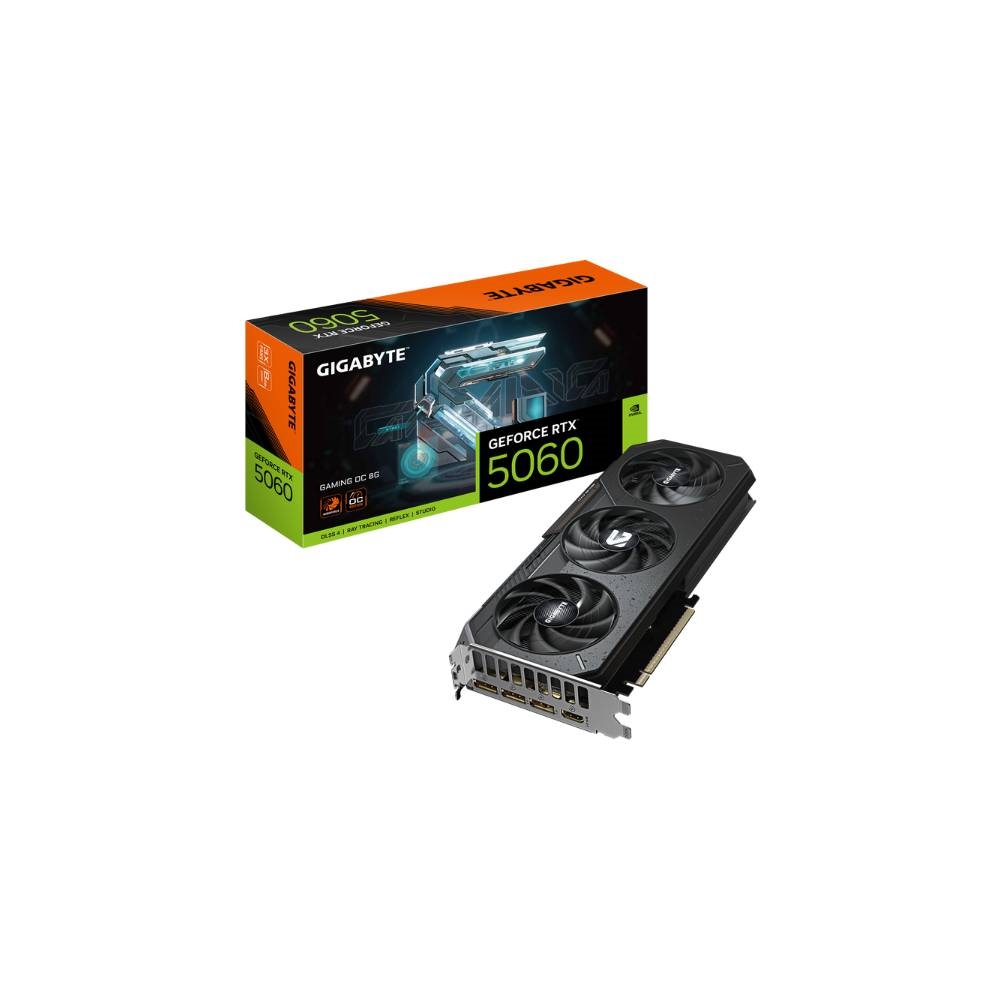 PLACA DE VIDEO GIGABYTE GEFORCE RTX 5060 GAMING OC 8G