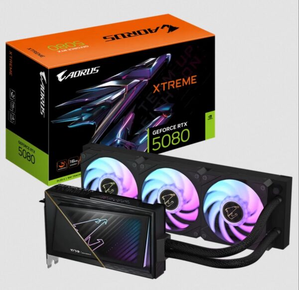 PLACA DE VIDEO GIGABYTE RTX 5080 AORUSX 16GB