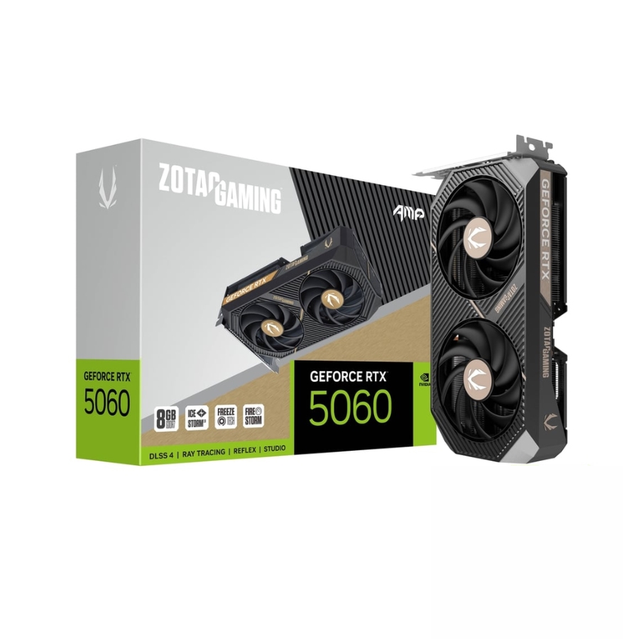 PLACA DE VIDEO GAMING ZOTAC RTX 5060 AMP 8GB GDDR7