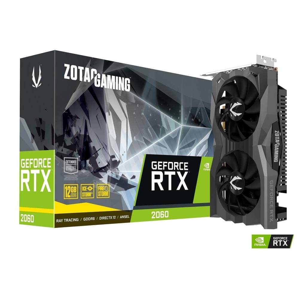OUTLET PLACA DE VIDEO NVIDIA GEFORCE RTX 2060 12GB ZOTAC (USADA)