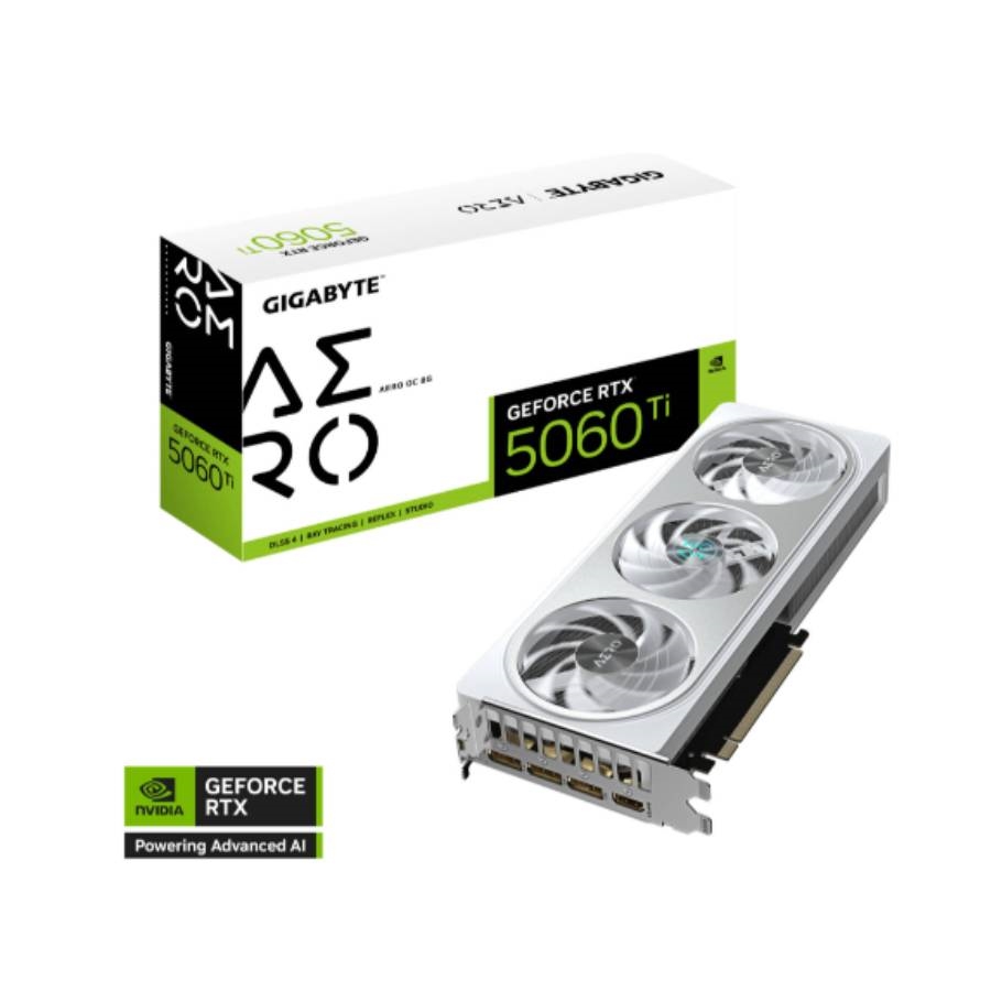VGA GIGABYTE GEFORCE RTX 5060 TI AEREO OC 8G