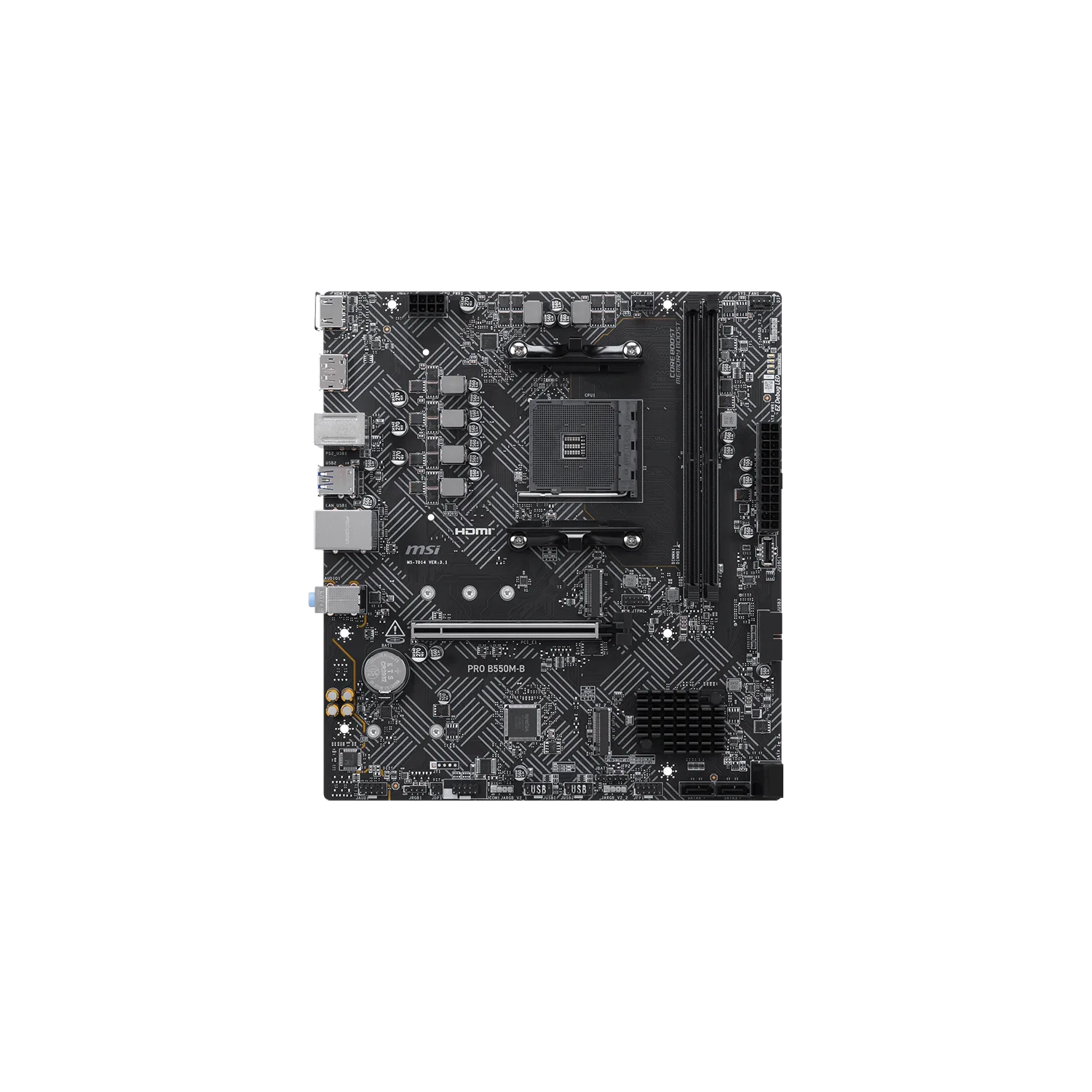 MOTHERBOARD MSI PRO B550M-B AM4 DDR4