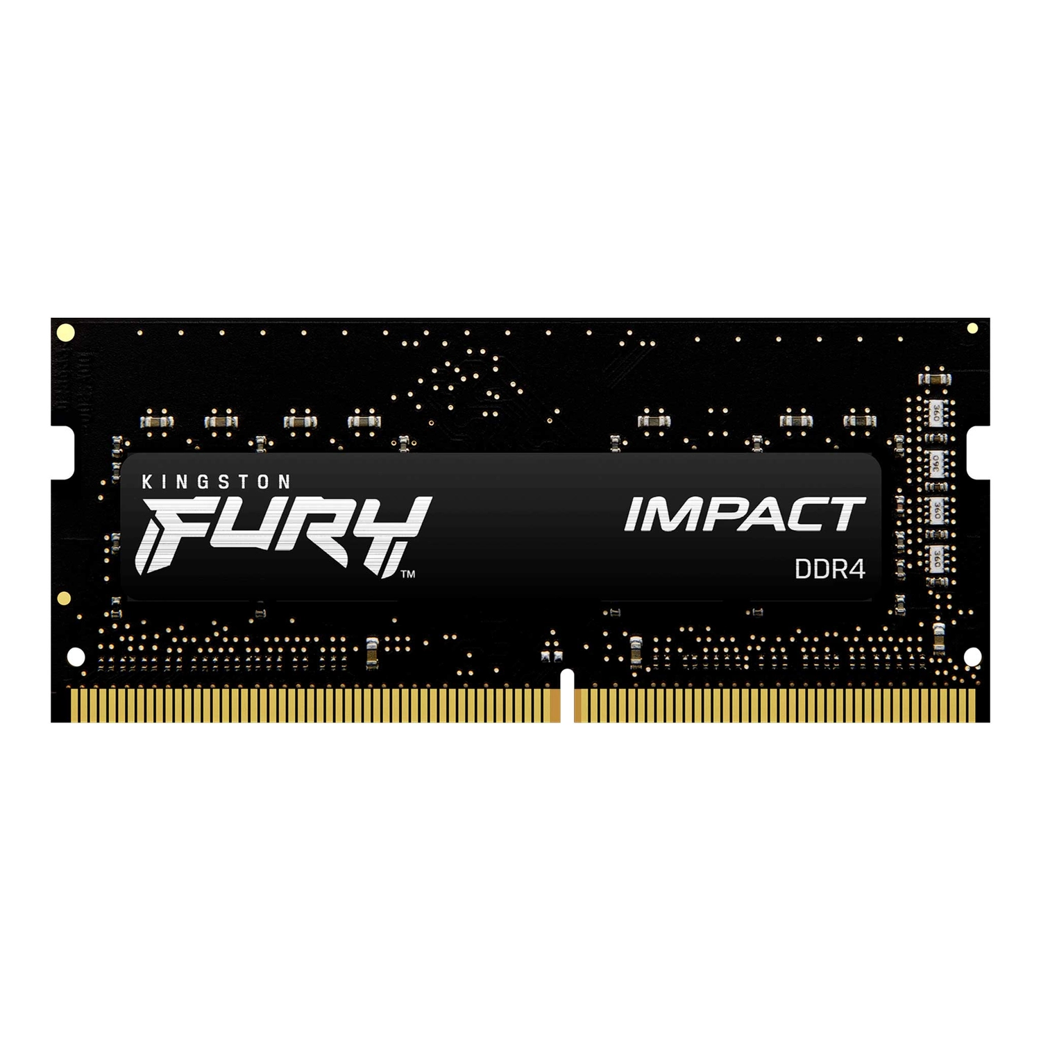 MEMORIA SODIMM FURY DDR4 16GB 3200MHZ IMPACT NEGRA