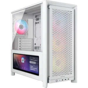 Gabinete CORSAIR FRAME 4000D LCD RS Performance Mid-Tower Blanco