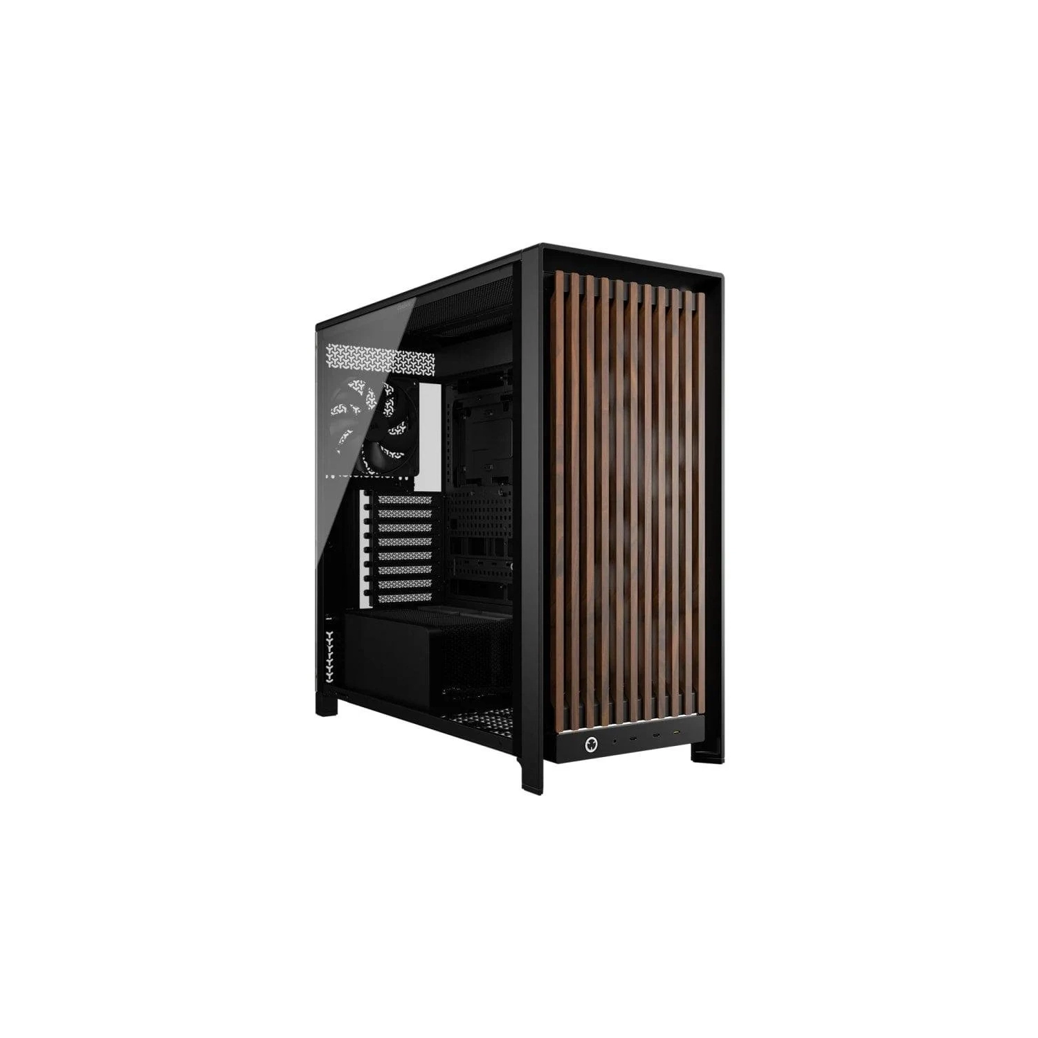 GABINETE CORSAIR FRAME 5000D WOOD RS PERFORMANCE MID-TOWER CASE NEGRO / MADERA