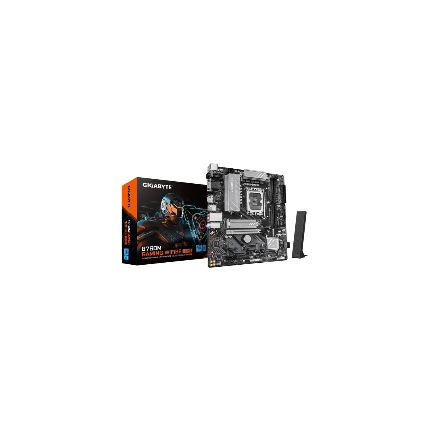MOTHERBOARD GIGABYTE B760M GAMING WIFI6E GEN5 LGA1700 DDR5