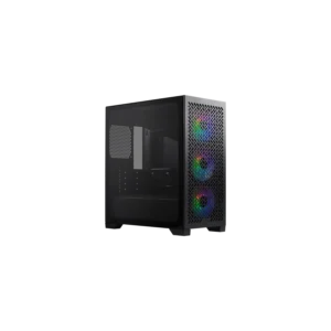Gabinete Cooler Master Elite 302 Mini Tower 3 Fans ARGB Tempered Glass Black s/Fuente