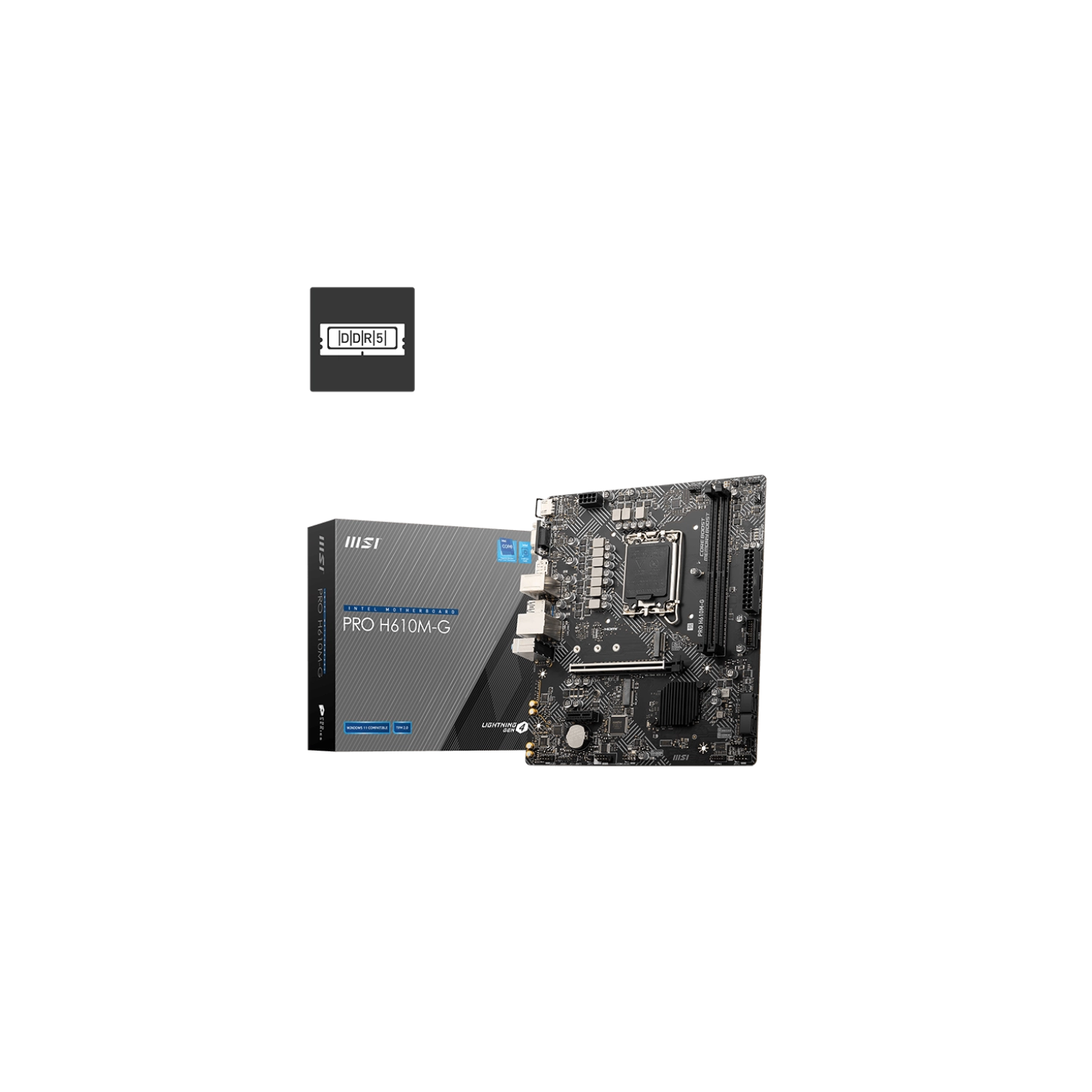 MOTHERBOARD MSI PRO H610M-G LGA1700 DDR5