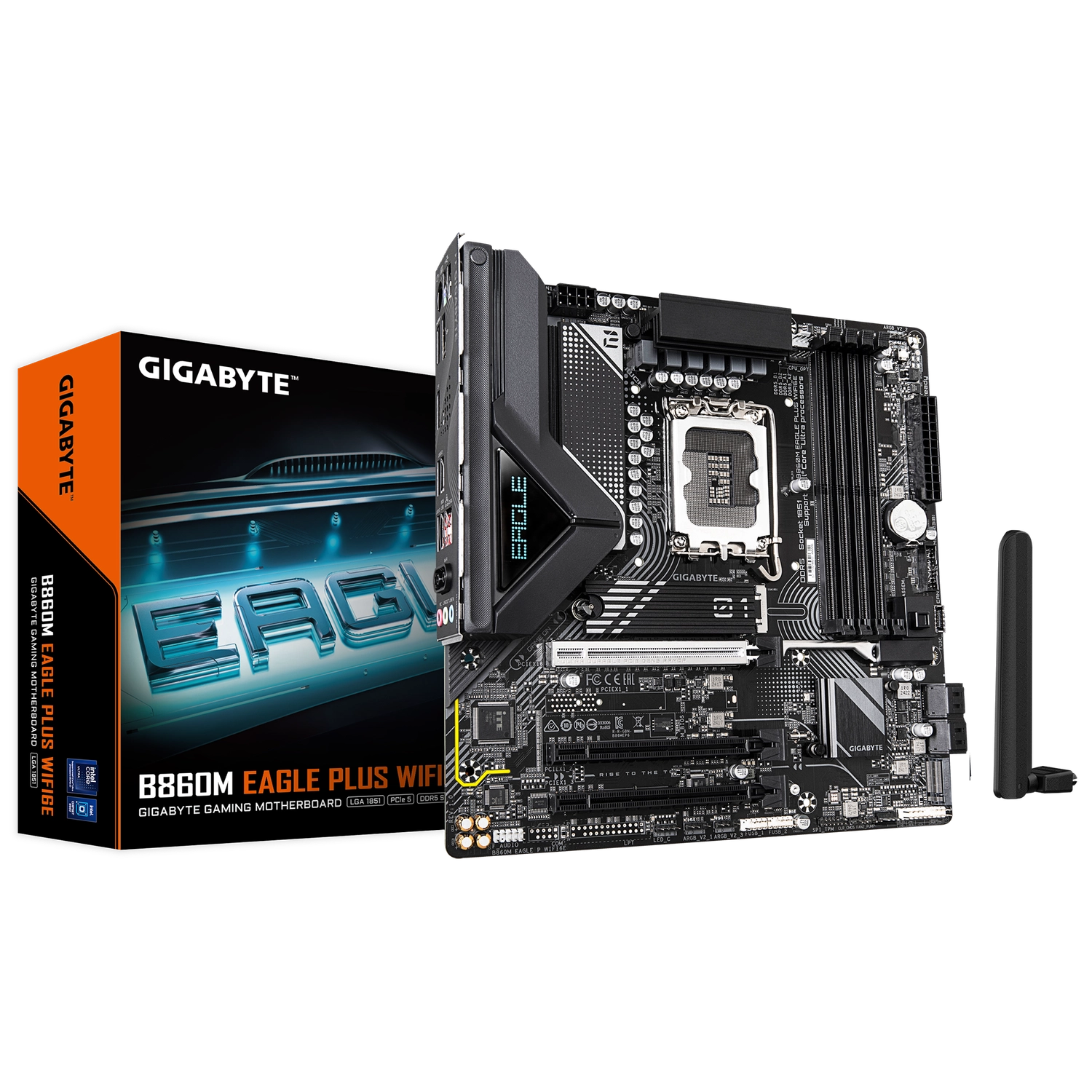 MOTHERBOARD GIGABYTE B860M EAGLE PLUS WIFI6E LGA1851 DDR5