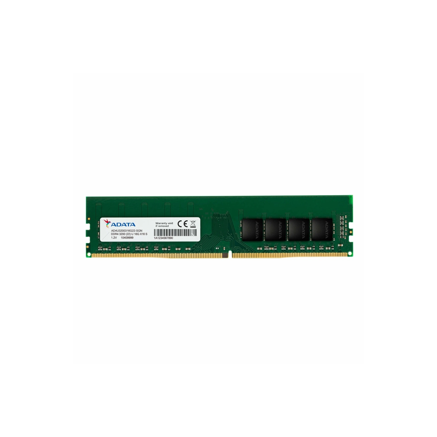 MEMORIA RAM UDIMM ADATA 16GB DDR4 3200MHZ CL22 1.2V