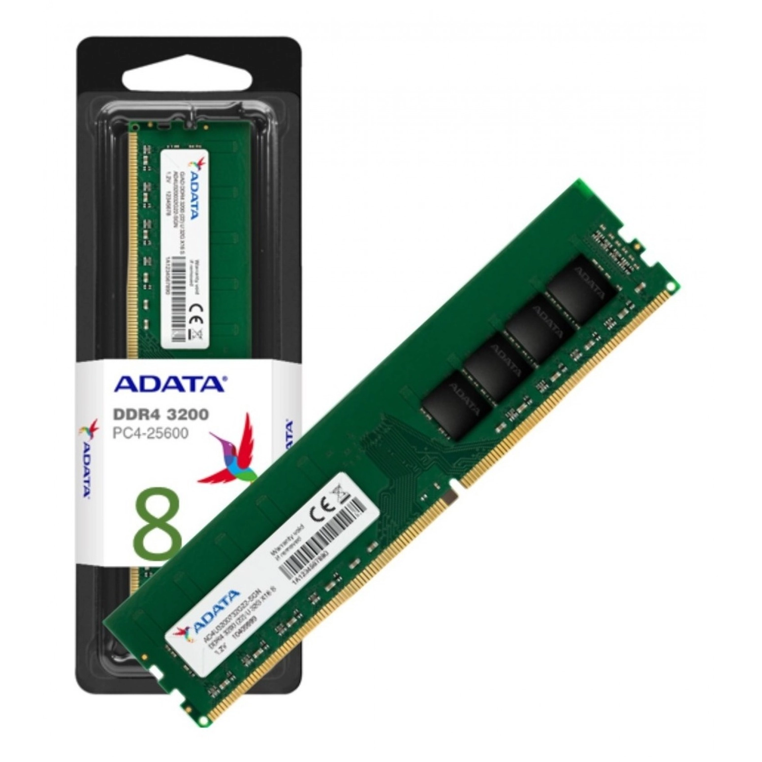 MEMORIA RAM UDIMM ADATA 8GB DDR4 3200MHZ CL22 1.2V