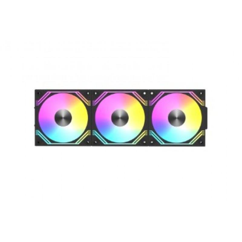 COOLER FAN MODULAR 3X120MM RAIDMAX ARGB PWM BLACK