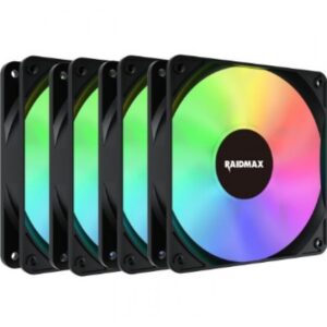 COOLER FAN RAIDMAX PACK 4x120mm X-AIR BLACK