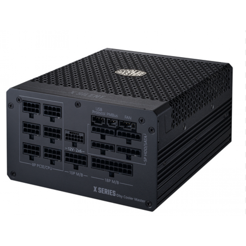 FUENTE COOLER MASTER X SILENT EDGE PLATINUM 850W (FULL MODULAR)