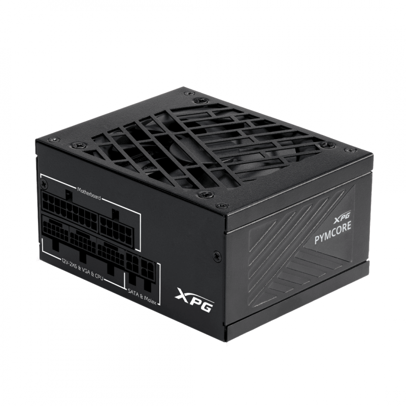 FUENTE GAMER 850W ADATA XPG PYMCORE ATX 3.1 GOLD MODULAR (BLACK)