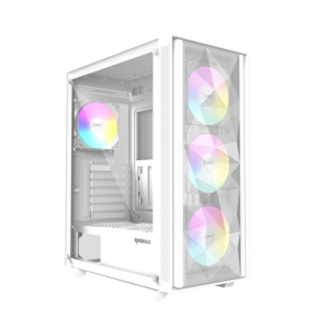 GABINETE GAMER RAIDMAX VECTOR V217 WHITE ARGB TG