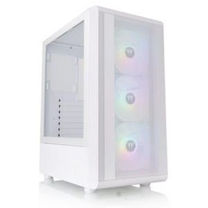 GABINETE THERMALTAKE S200 PLUS TG ARGB SNOW WHITE TEMPERED GLASS