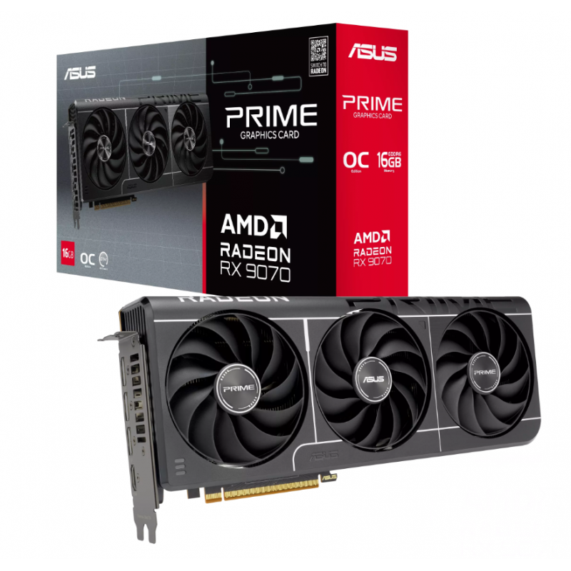 PLACA DE VIDEO ASUS PRIME RX 9070 16GB OC EVO