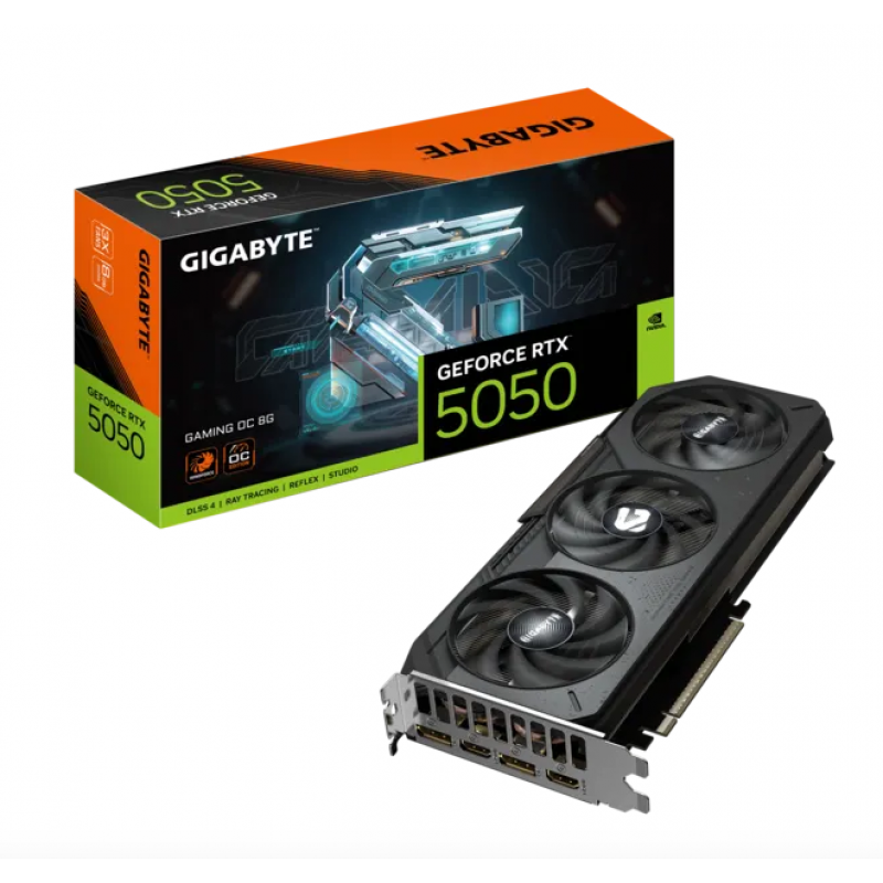 PLACA DE VIDEO GIGABYTE RTX 5050 GAMING OC 8GB