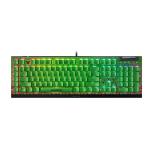 TECLADO GAMER RAZER BLACKWIDOW V4 X MINECRAFT EDITION GREEN-SWITCH US-EN