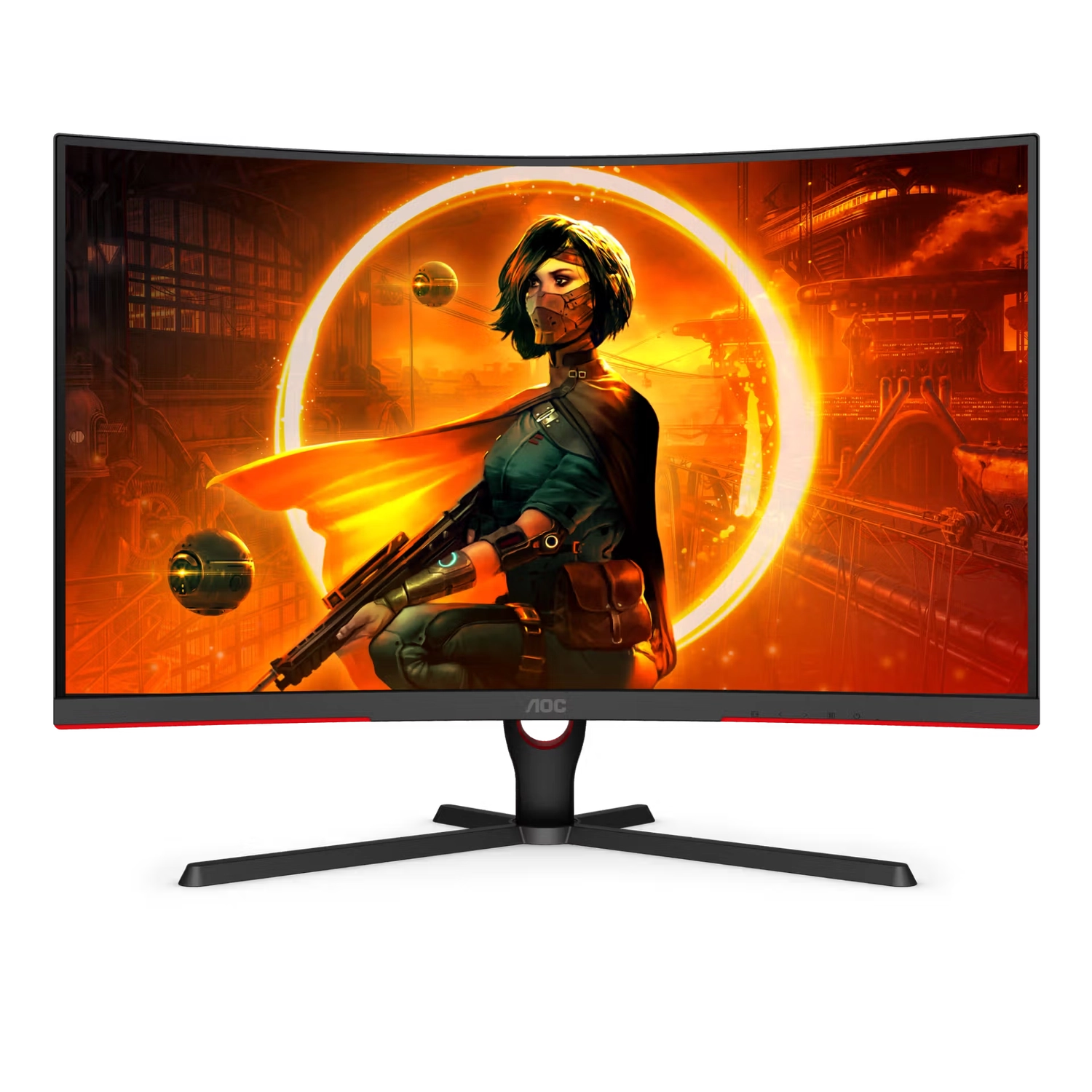 MONITOR AOC C32G3E 31,5" VA FHD (1920 X 1080) 165HZ 4MS CURVED GAMING FICHA USA