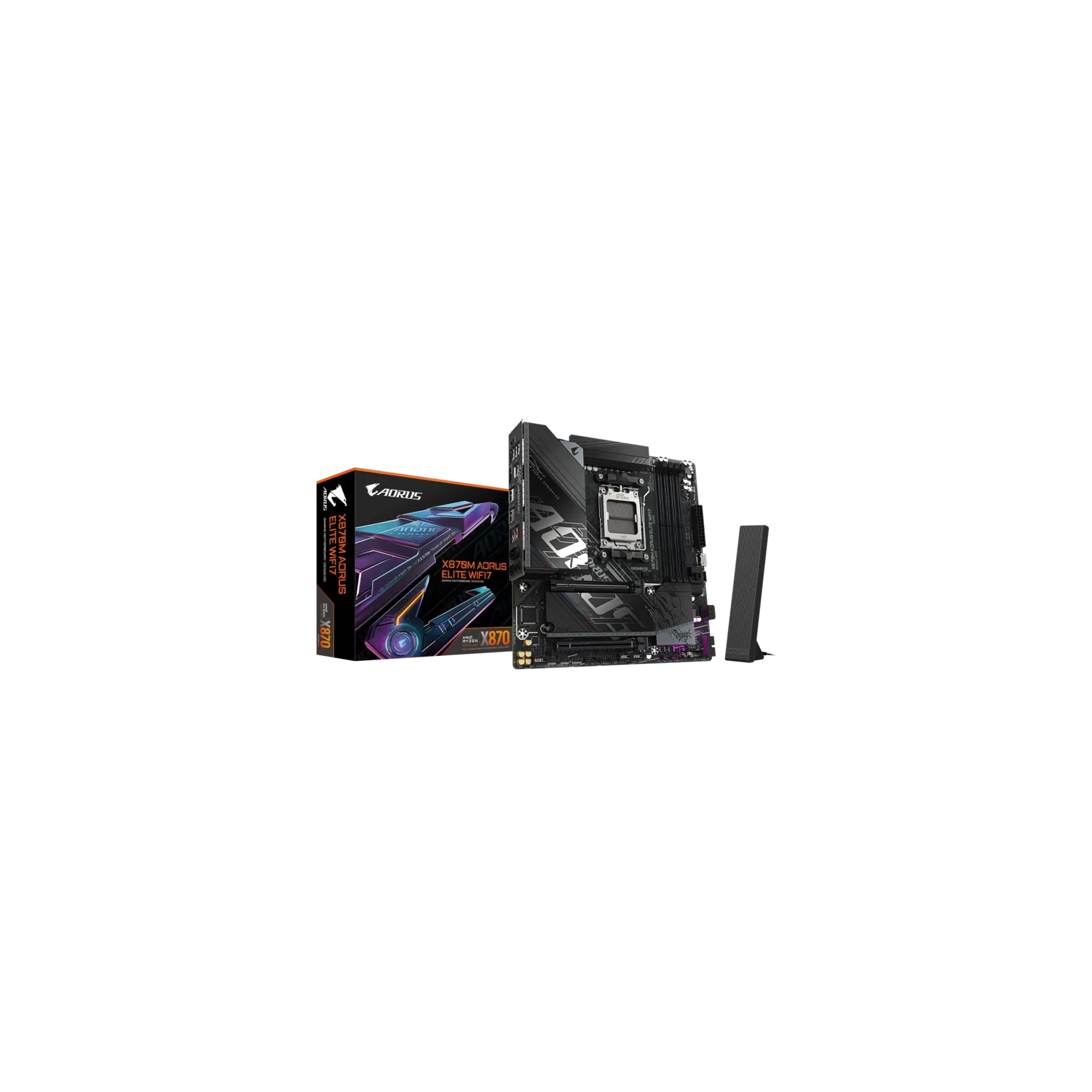 MOTHERBOARD GIGABYTE X870M AORUS ELITE WIFI7 AM5 DDR5